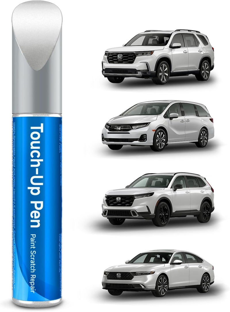 RSACET NH-603P White Diamond Pearl Touch Up Paint Compatible with Honda Exact Match Touch Up Paint Car Scratch Repair - Image 1